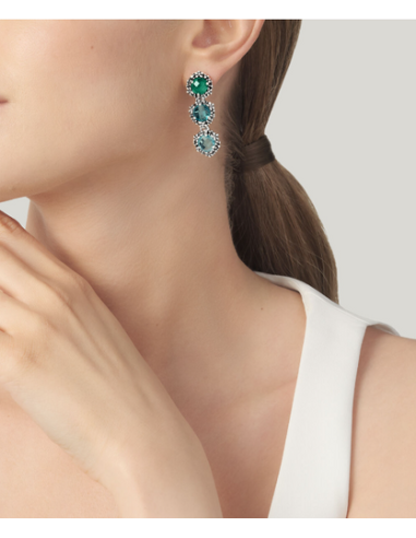 Giovanni Raspini Orecchini Cascata Blue Ivy