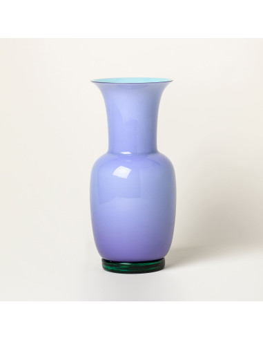Venini Vaso Opalino Lilla menta
