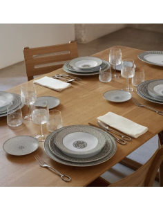 Hermès Mosaïque au 24 platinum oval plate 2