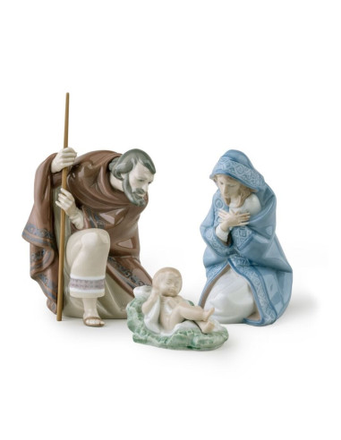 Lladró Set Natività Bianco Natale - Lucido
