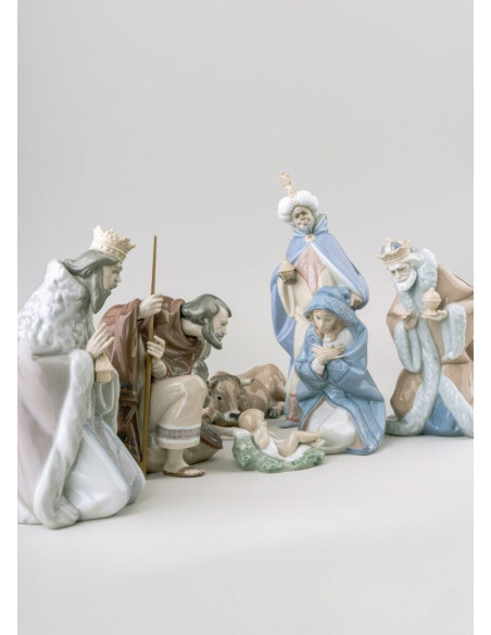 Lladró Set Natività Bianco Natale - Lucido