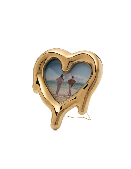 Seletti Melted Heart Gold Cornice