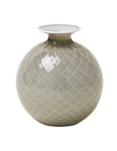 Venini Monofiori Balloton Snow vase. Large