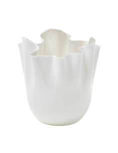 Venini Fazzoletto Snow vase. Large