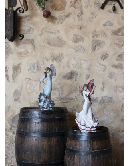 Lladró Passion and Soul Flamenco Woman Figurine. 60th Anniversary. Red