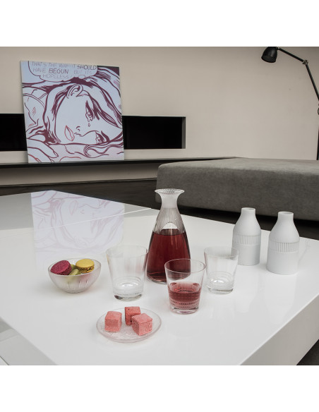 Lalique Set 6 Tumbler Facet N.2