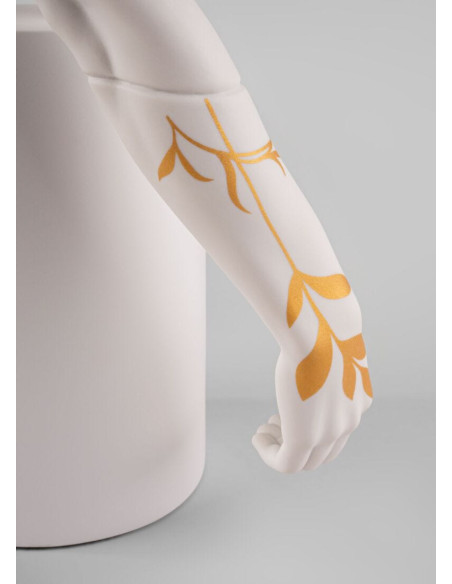 Lladró Reflections of Nature - Her Sculpture. White-gold