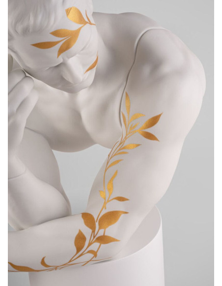 Lladró Reflections of Nature - Him Sculpture. White-gold