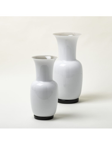 Venini Vaso Opalino Snow