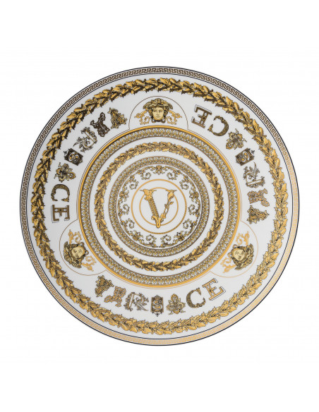 Versace Piatto Virtus Gala 33 Bianco