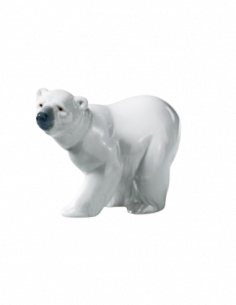 Lladró Statua Orso bianco
