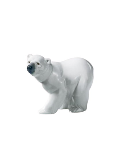 Lladró White Bear Statue