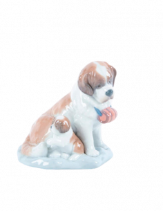 Lladró Baby sitting Statue