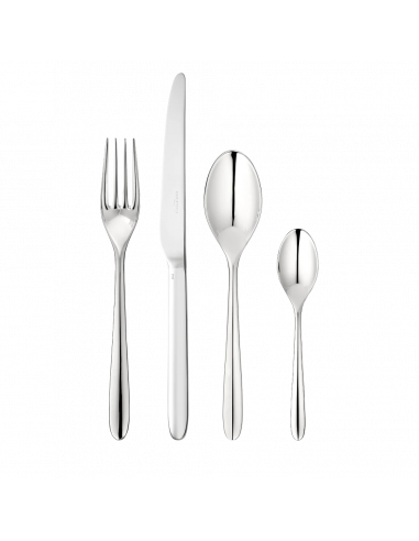 Christofle Uovo Set 24 pezzi Mood Easy argentato