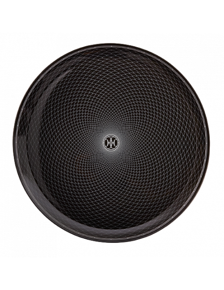 Hermès H Deco round platter. Large model