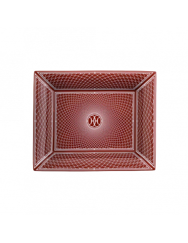 Hermès Svuotatasche H Déco. Rouge