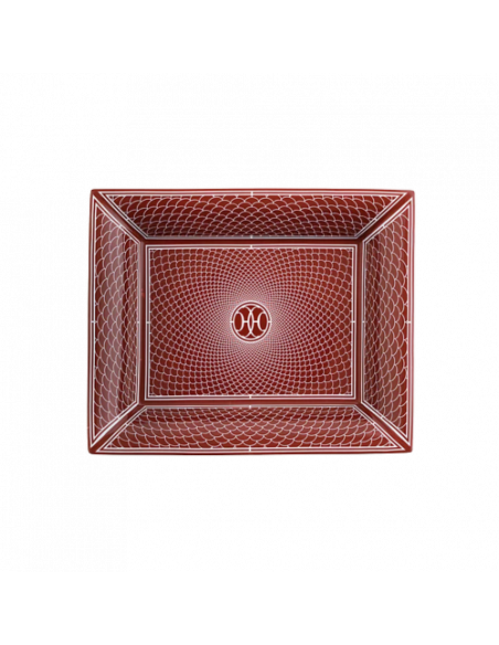 Hermès Svuotatasche H Déco. Rouge