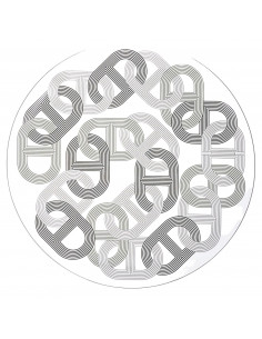 Hermès Piatto Torta Rallye 24  Bianco