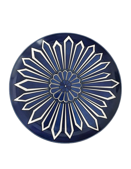 Hermès Piatto torta Bleus D'Ailleurs