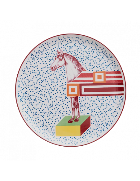 Hermès Hippomobile cake plate