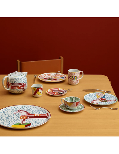 Hermès Hippomobile cake plate