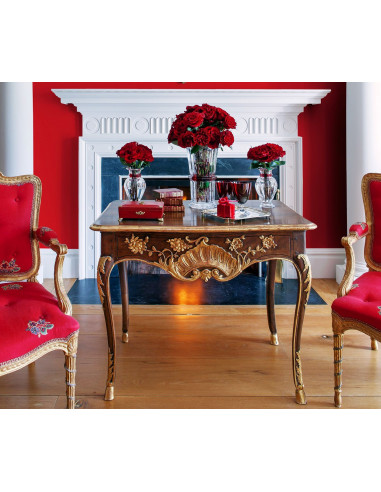 Baccarat Vaso Balustre. Rosso