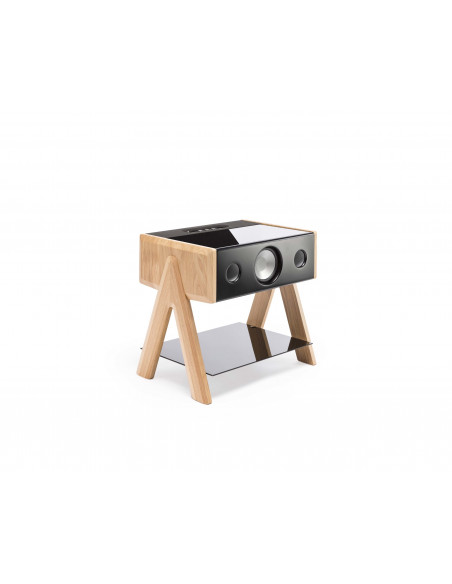 La Boite Tavolino Hi-fi audio Rovere Alluminio
