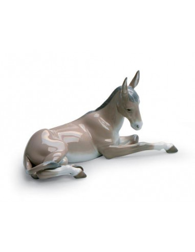 Lladró Donkey Nativity Figurine