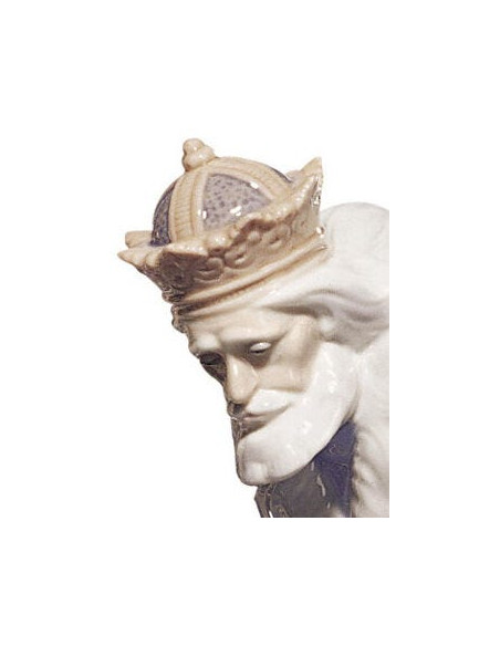 Lladró King Melchior Nativity Figurine-II