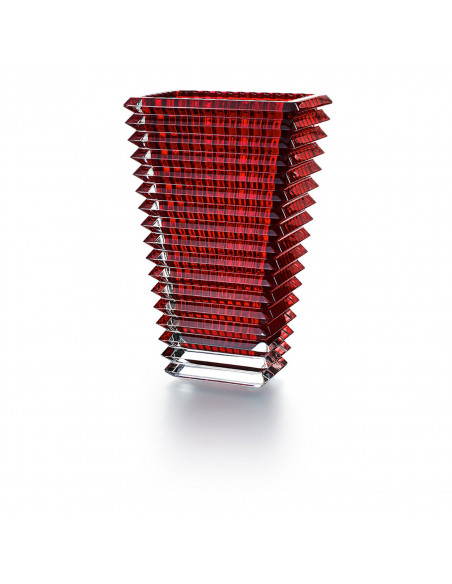 Baccarat Vaso Eye rettangolare L Rosso