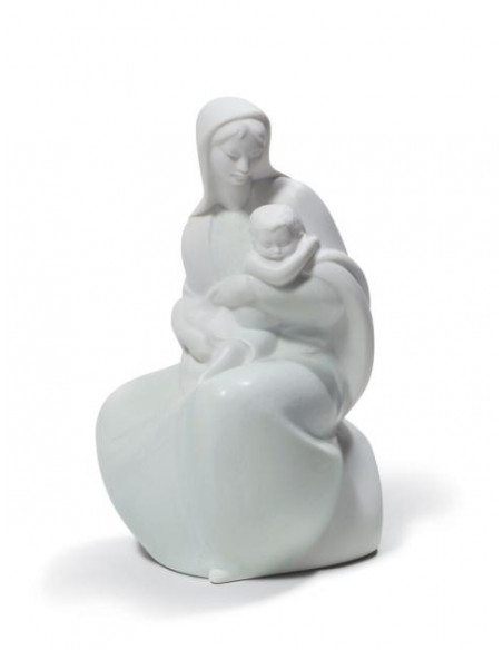 Lladró Set 2 pieces Nativity White Stoneware