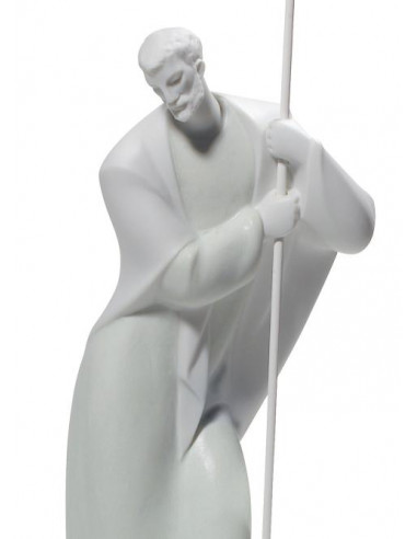Lladró Set 2 pieces Nativity White Stoneware