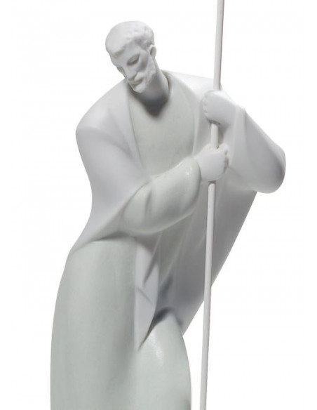 Lladró Set 2 pieces Nativity White Stoneware