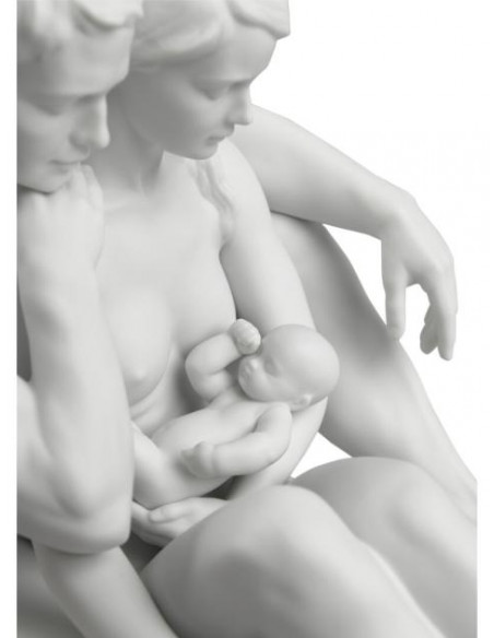 Lladró Statua Famiglia L'essenza della vita