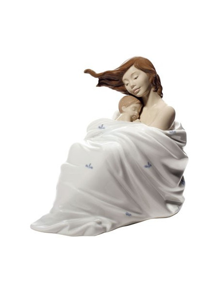 Nao Cozy Sleep Statue - Shiny porcelain