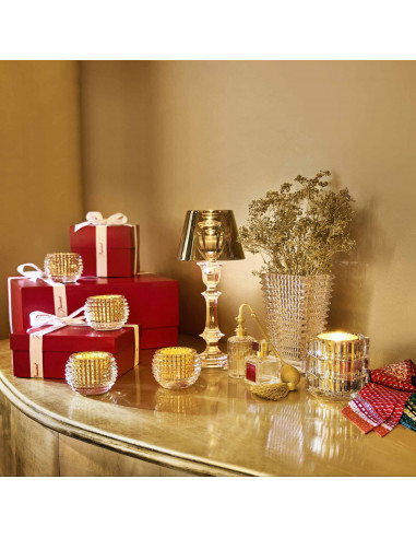 Baccarat Eye Votive. Gold