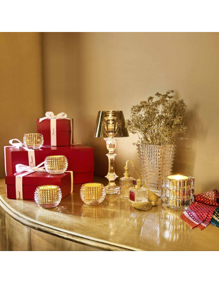 Baccarat Eye Votive. Gold