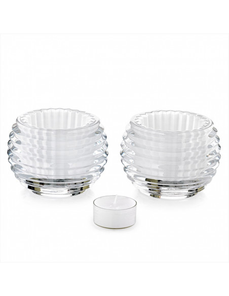 Baccarat Portacandela Eye Bianco