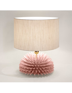 Riccio Caprese Lampada Riccio 34x40 Rosa Cipria 2