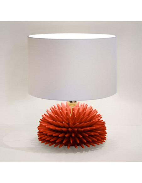 Riccio Caprese Lampada Riccio 34x40 Corallo
