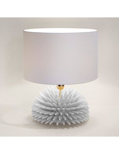 Riccio Caprese Lampada Riccio 22x31 Bianco