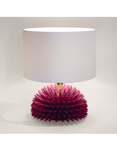 Riccio Caprese Lampada Riccio 22x31 Bordeaux