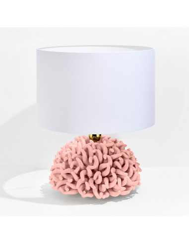 Riccio Caprese Lampada Anemone 34x40 Rosa cipria