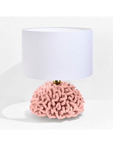 Riccio Caprese Lampada Anemone 34x40 Rosa cipria