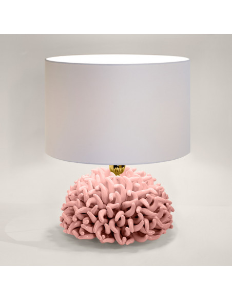 Riccio Caprese Lampada Anemone 34x40 Rosa cipria