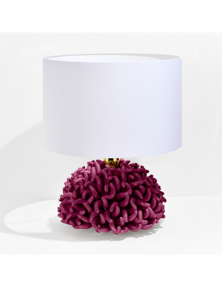 Riccio Caprese Lampada Anemone 34x40 Prugna