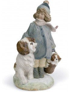 Lladró Statua "Vento d'inverno"