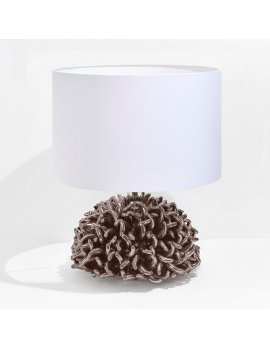 Riccio Caprese Lampada Anemone 34x40 Bronzo