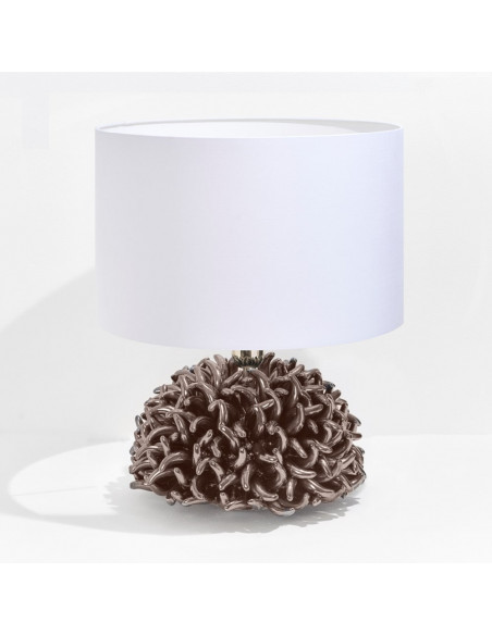 Riccio Caprese Lampada Anemone 34x40 Bronzo