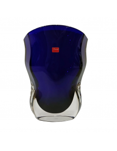 Baccarat Pacifique blue vase